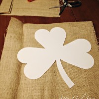 pattern on burlap