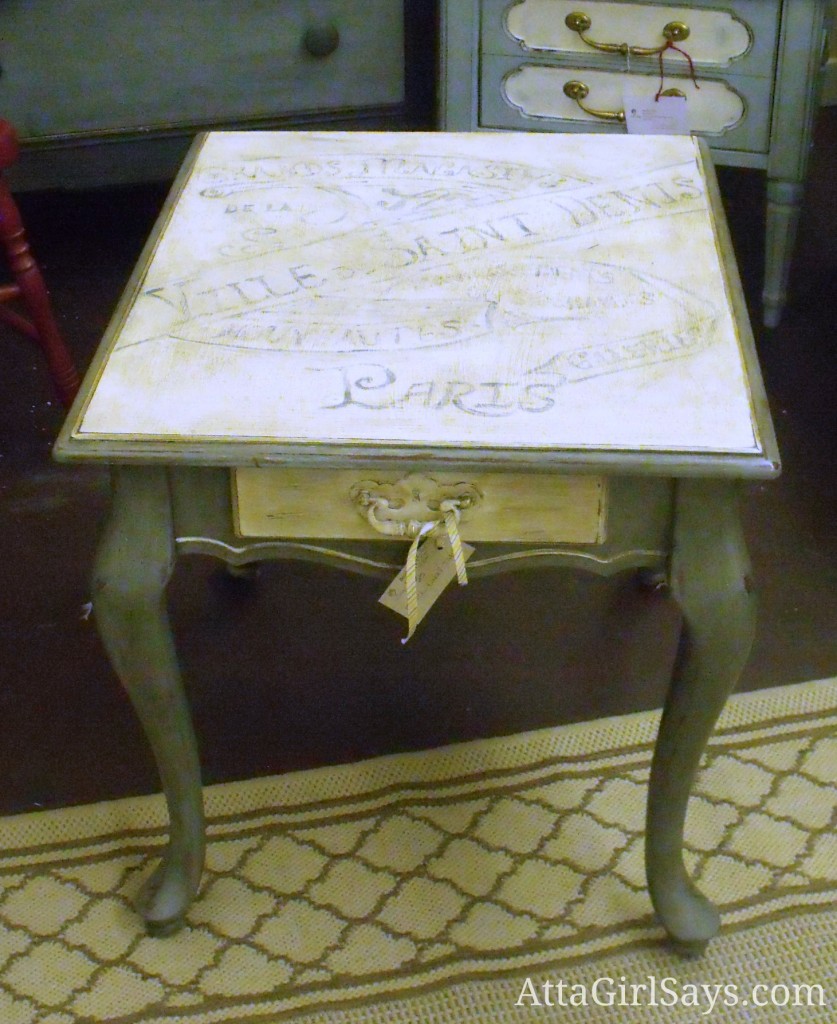 French Label Table