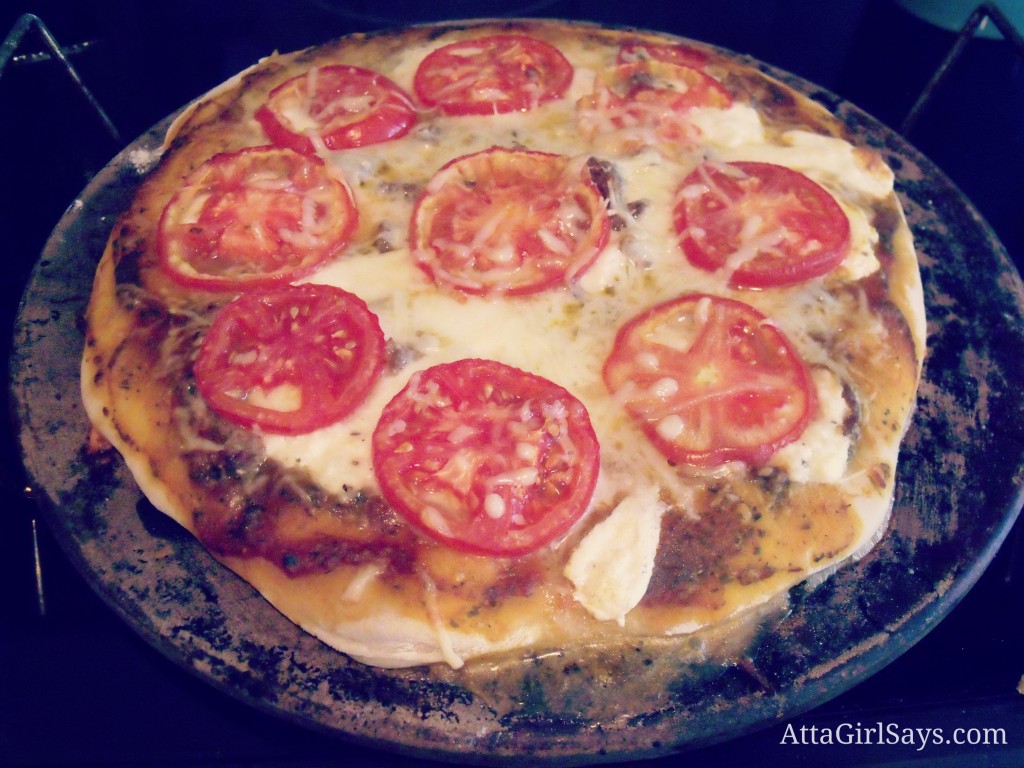 tomato pizza cooked rustic tomato pesto pizza recipe by Atta Girl Says
