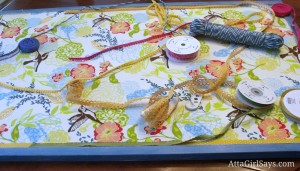 How to make a fabric covered bulletin board by AttaGirlSays.com
