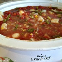 brunswick stew in the slow cooker homemade slow cooker brunswick stew recipe by AttaGirlSays.com
