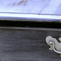 FEATURED French Grain Sack Table detail