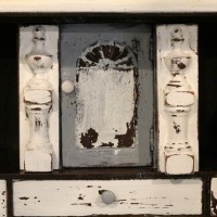 Miss Mustard Seed Milk Paint Ironstone and Shutter Gray Secretary
