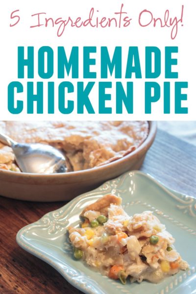 5-Ingredient Easy Chicken Pot Pie Recipe