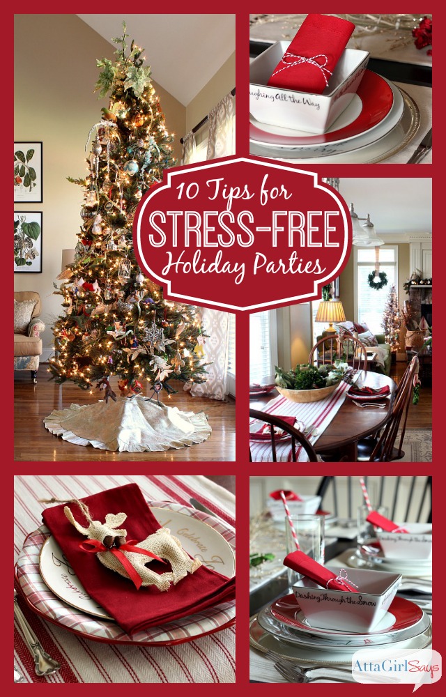 10 Tips for Stress-Free Holiday Parties and Entertaining