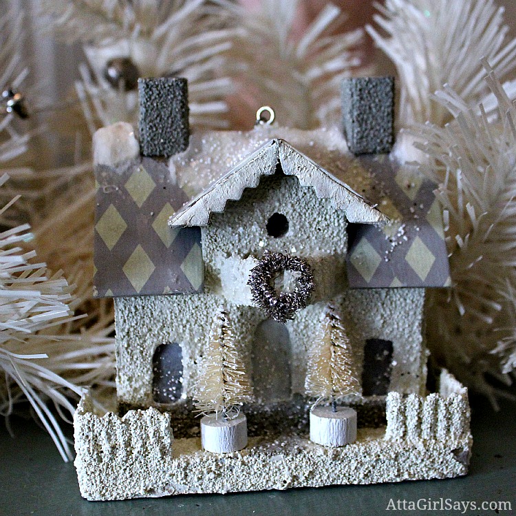 Christmas house ornament