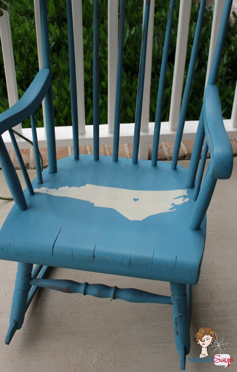 North Carolina on my Mind Rocking Chair