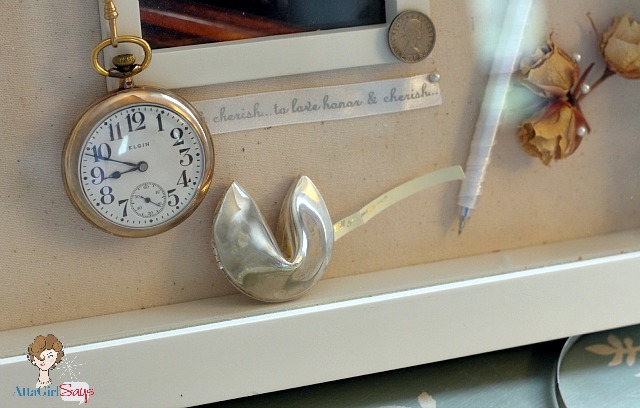 Wedding Keepsake Shadow box frame by Atta Girl Says