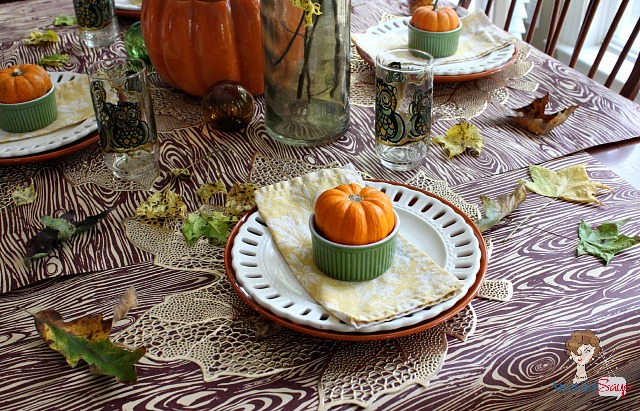 Casual Fall Tablesetting by Atta Girl Says