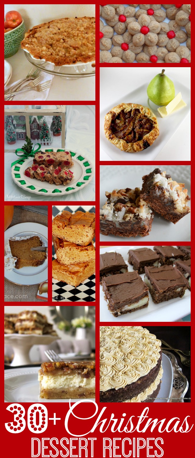 More than 30 Christmas Dessert Recipes