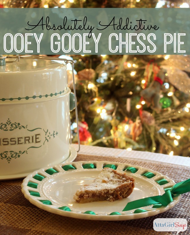 Absolutely Addictive Ooey Gooey Chess Pie with Homemade Oatmeal Cookie Crust