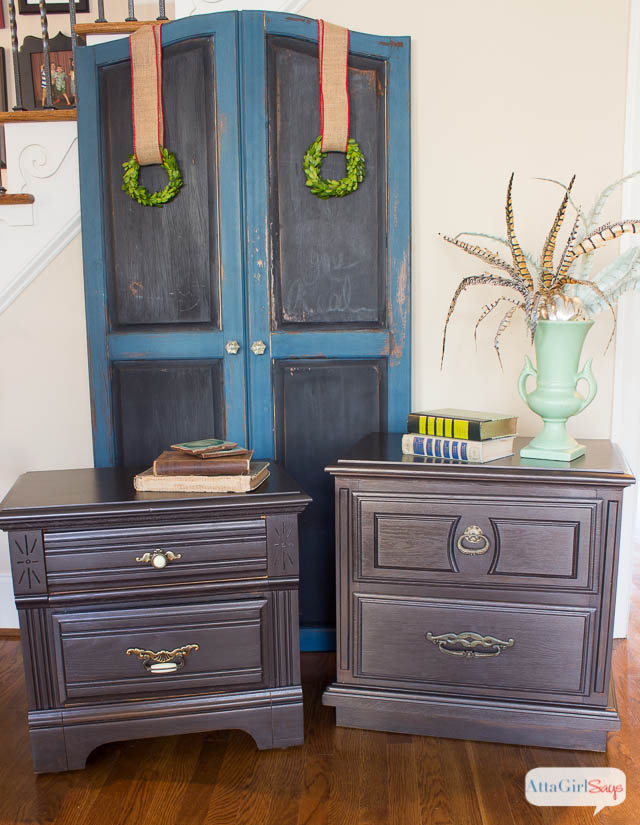 How to Paint Furniture with Martha Stewart Metallic Glaze