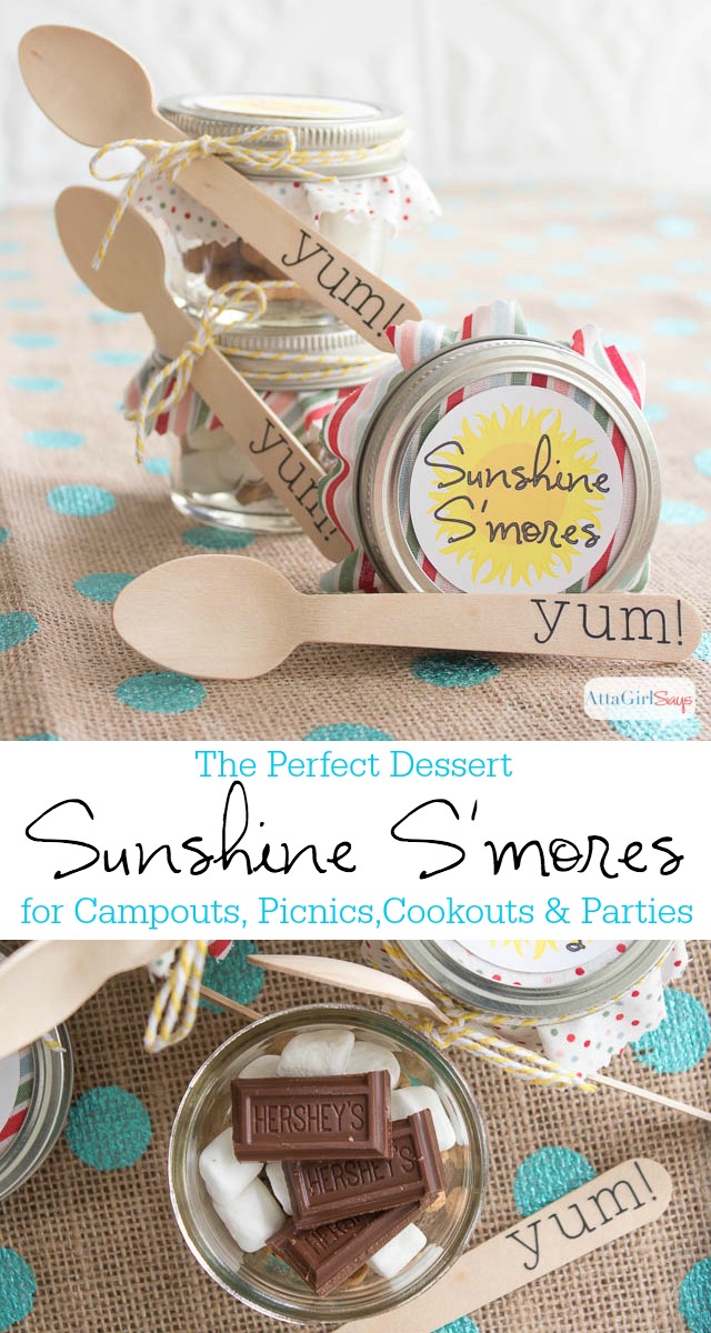 If you love mason jar recipes, this one is a must-try. Harness the power of a sunny day to make these cute and tasty Sunshine S'mores in mini glass jars.