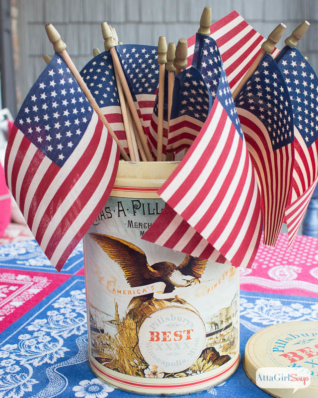 Vintage American Flags