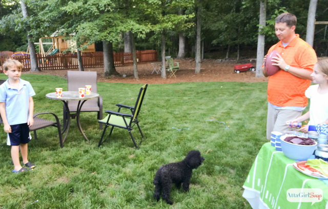 Live in a house divided when it comes to sports teams? Kickoff football season with a show your team colors party with food and decor that match your rooting interest. These are great tailgating party ideas, too! #TeamJellO #cbias