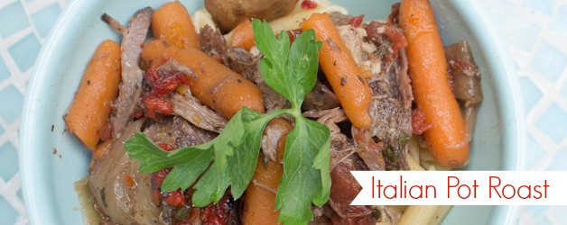 Italian Slow Cooker Pot Roast Recipe