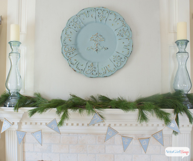 Bring a little international flair to your Christmas decorating with this handpainted Christmas banner embellished with the phrase, "Buon Natale," Italian for Merry Christmas