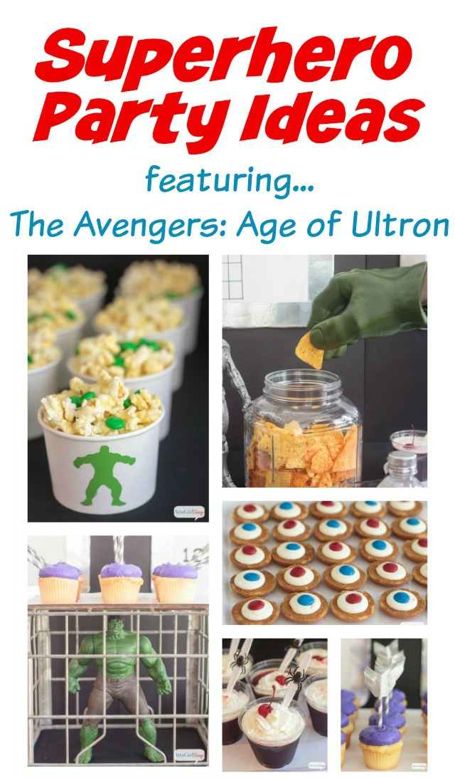 Superhero Party Ideas featuring MARVEL's The Avengers: Age of Ultron #AvengersUnite #cbias #ad