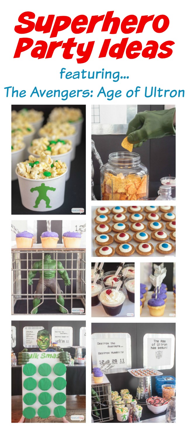 Superhero Party Ideas featuring MARVEL's The Avengers: Age of Ultron #AvengersUnite #cbias #ad