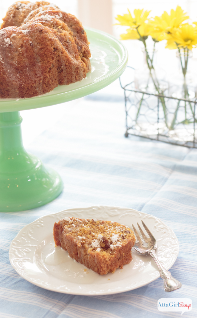 Nutty Glazed Carrot Cake Recipe