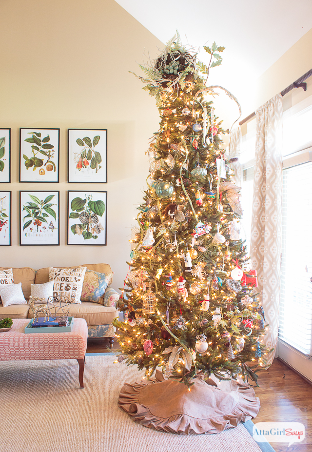 If you like vintage style and color, you'll love this vintage Christmas home tour at AttaGirlSays.com. Room after room of inspiration, featuring fabulous vintage finds mixed with modern details. You'll love all the gorgeous fabrics, and the way the homeowners use pattern and color. And if you're crushing on gold, you don't want to miss the living room in this house!