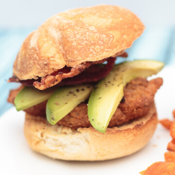 spicy chicken avocado sandwich