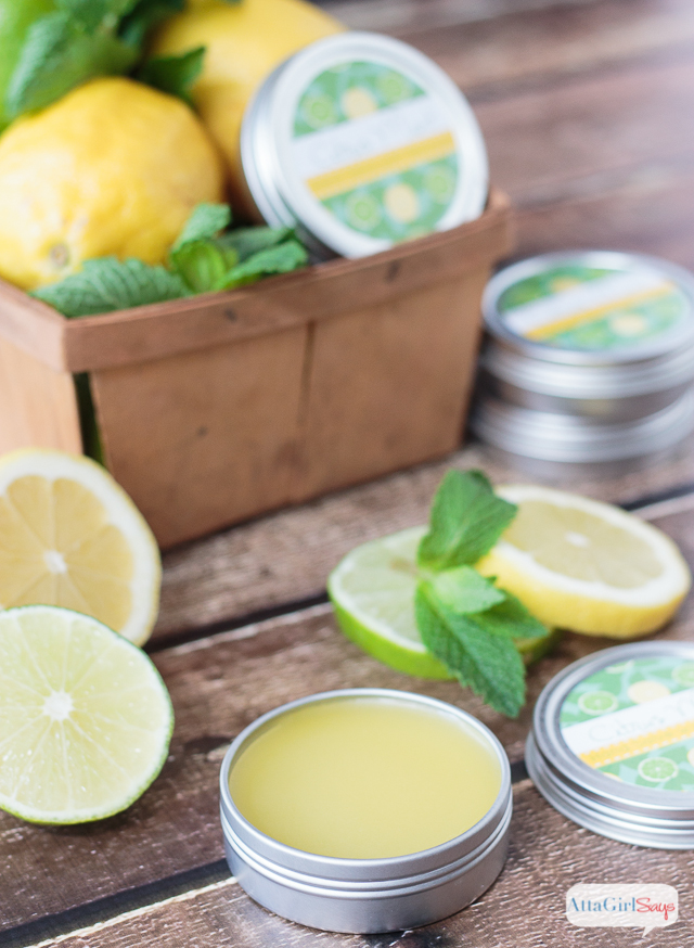 This homemade hand salve makes a great gift for men and women. It has a refreshing citrus-mint fragrance, and it's so moisturizing for dry skin. Get the recipe, step-by-step instructions and printable labels here. 
