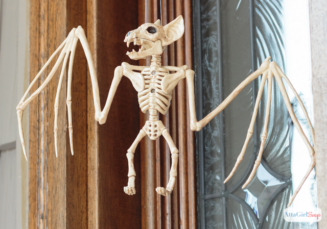 Halloween bat skeleton