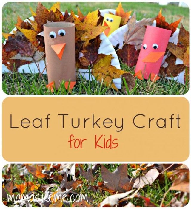 These paper plate leaf turkeys are just one of the adorable Thanksgiving turkey crafts you can make with leaves. Click to find links and instructions for them all.