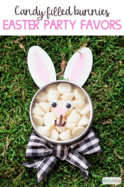 easter bunny candy party favors