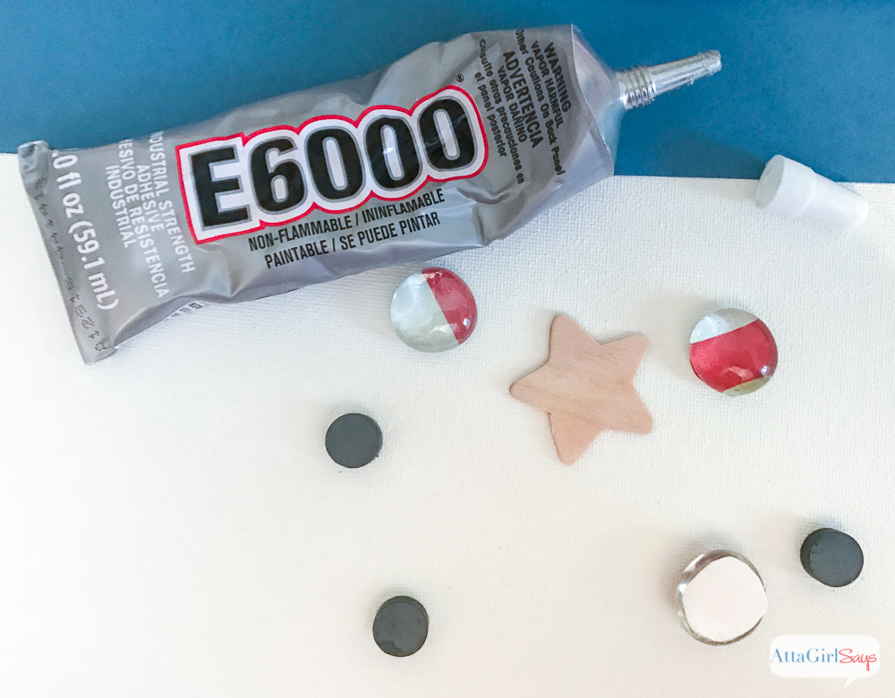 Magnetic Patriotic Tic Tac Toe Travel Game