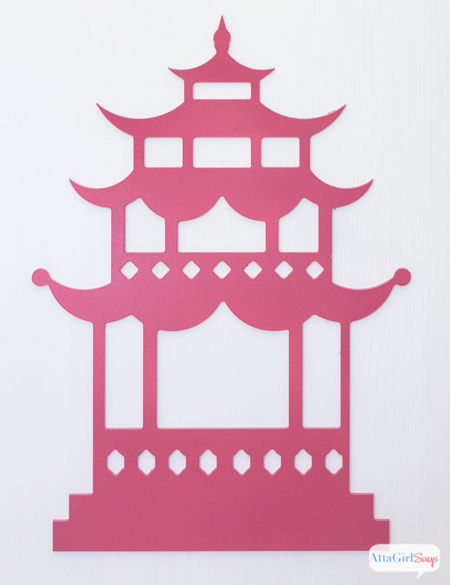 Transform a plain IKEA sideboard into beautiful chinoiserie furniture using O'verlays decorative panels. #sponsored