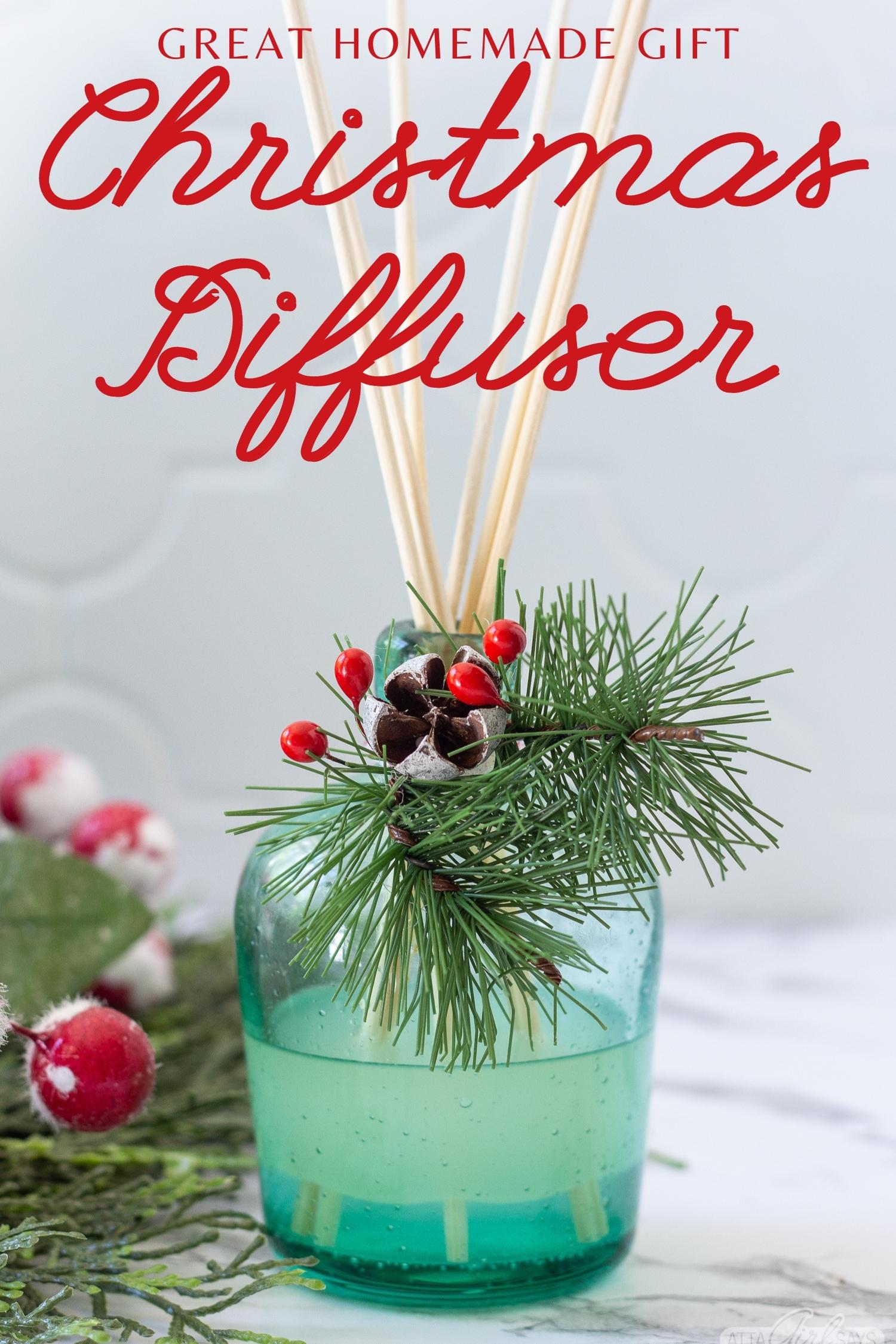 This DIY Christmas Reed Diffuser Will Make Your Home Smell Amazing