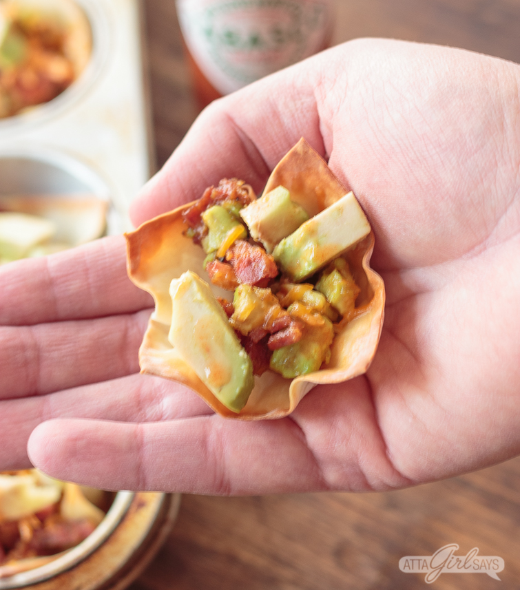 Add these chorizo-and-avocado stuffed wonton cups, featuring an epic matchup of Avocados from Mexico and TABASCO® Sauce, to your Big Game menu, plus check out four other easy avocado recipes. #ad