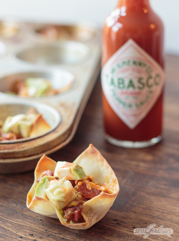 Add these chorizo-and-avocado stuffed wonton cups, featuring an epic matchup of Avocados from Mexico and TABASCO&reg; Sauce, to your Big Game menu, plus check out four other easy avocado recipes. #ad