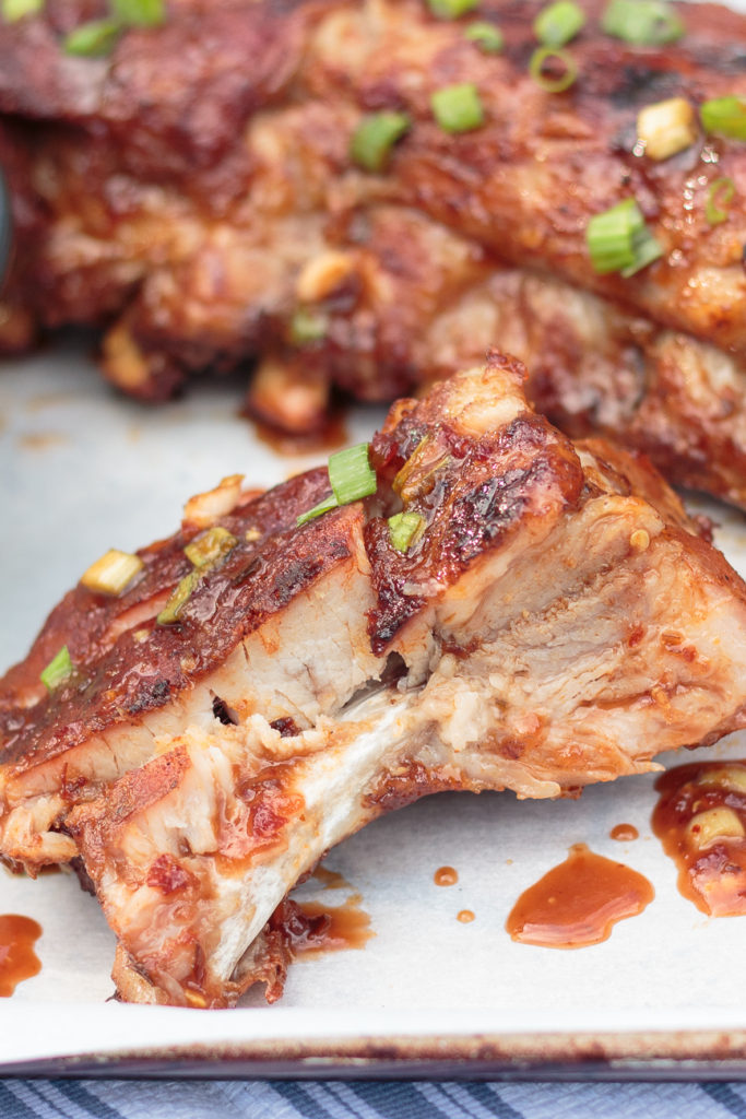 sweet and spicy grilled baby back ribs