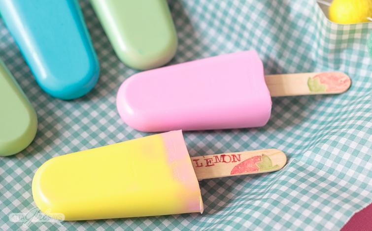 Kids will go wild for this fruity-scented popsicle-shaped easy homemade soap. You can make a batch in just 10 minutes using your microwave! These popsicle soaps are great party favors or a summertime craft with kids. #kidscrafts #homemadesoap #soapmaking #popsicles #summercrafts