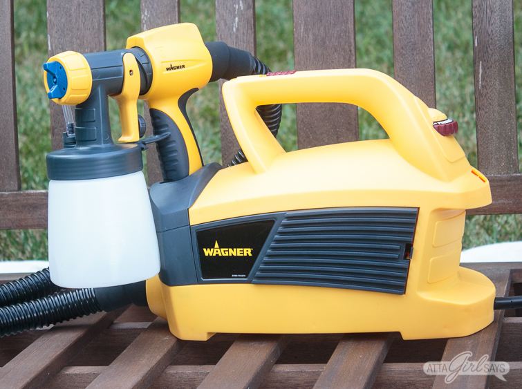 Giving your painted outdoor furniture a makeover is an easy way to refresh your patio, porch, deck and other outdoor spaces for the season. Using a paint sprayer makes the job quick and easy. You'll be so inspired when you see how we transformed worn out, weather-beaten furniture. #WagnerSprayers #paintedfurniture #outdoorfurniture #patiomakeover