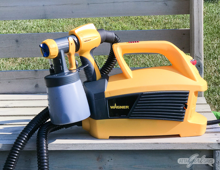 Giving your painted outdoor furniture a makeover is an easy way to refresh your patio, porch, deck and other outdoor spaces for the season. Using a paint sprayer makes the job quick and easy. You'll be so inspired when you see how we transformed worn out, weather-beaten furniture. #WagnerSprayers #paintedfurniture #outdoorfurniture #patiomakeover