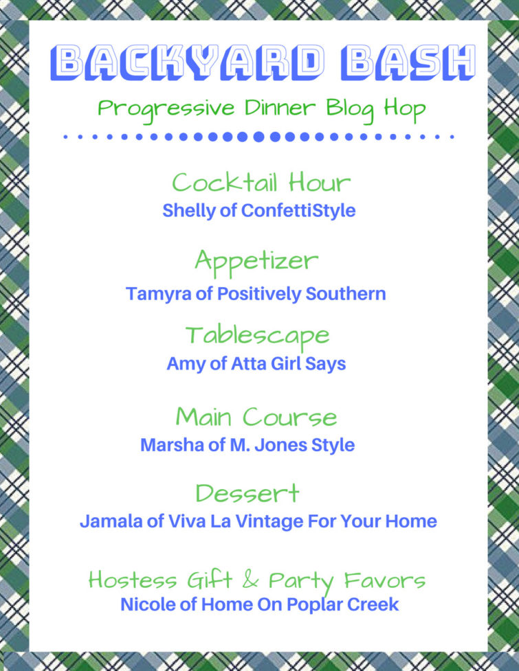 Summer Soiree Progressive Dinner Hop Lineup