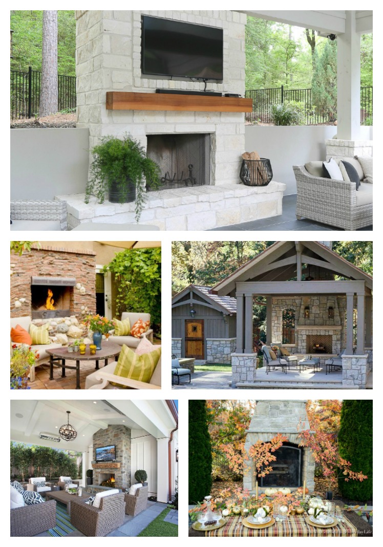 Fireplace Ideas For Outdoor Living Atta Girl Says