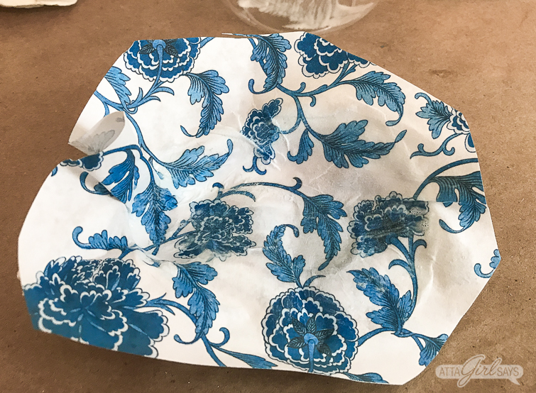 making chinoiserie oyster shells