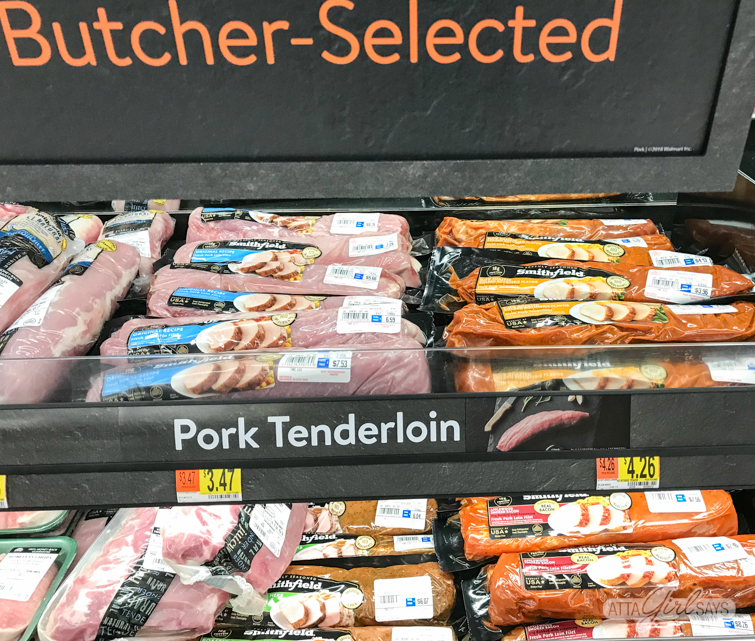 butcher case at Walmart