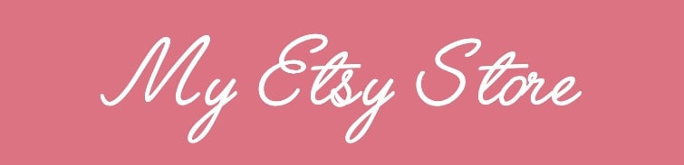 pink button for the Atta Girl Says Etsy store