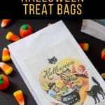 candy spilling out of a treat bag
