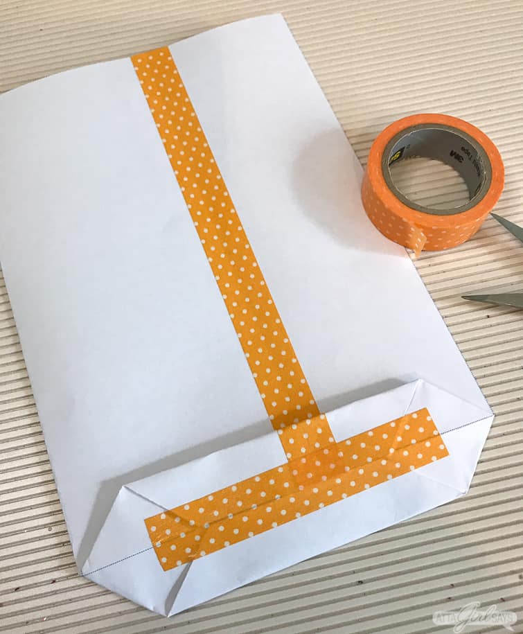 making a bag out of a piece of printer paper