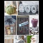 collage of Dollar Store Halloween decorations