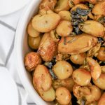 bowl of crispy roasted potatoes