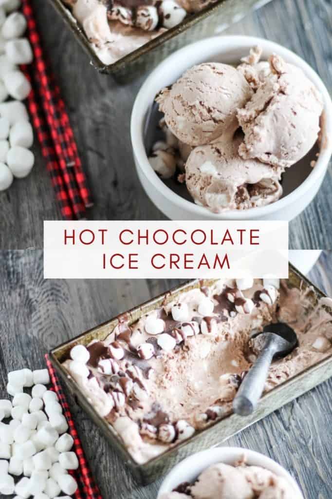 no churn ice cream in a bowl and pan