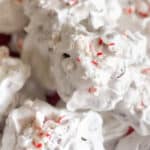 peppermint chocolate meringue cookies